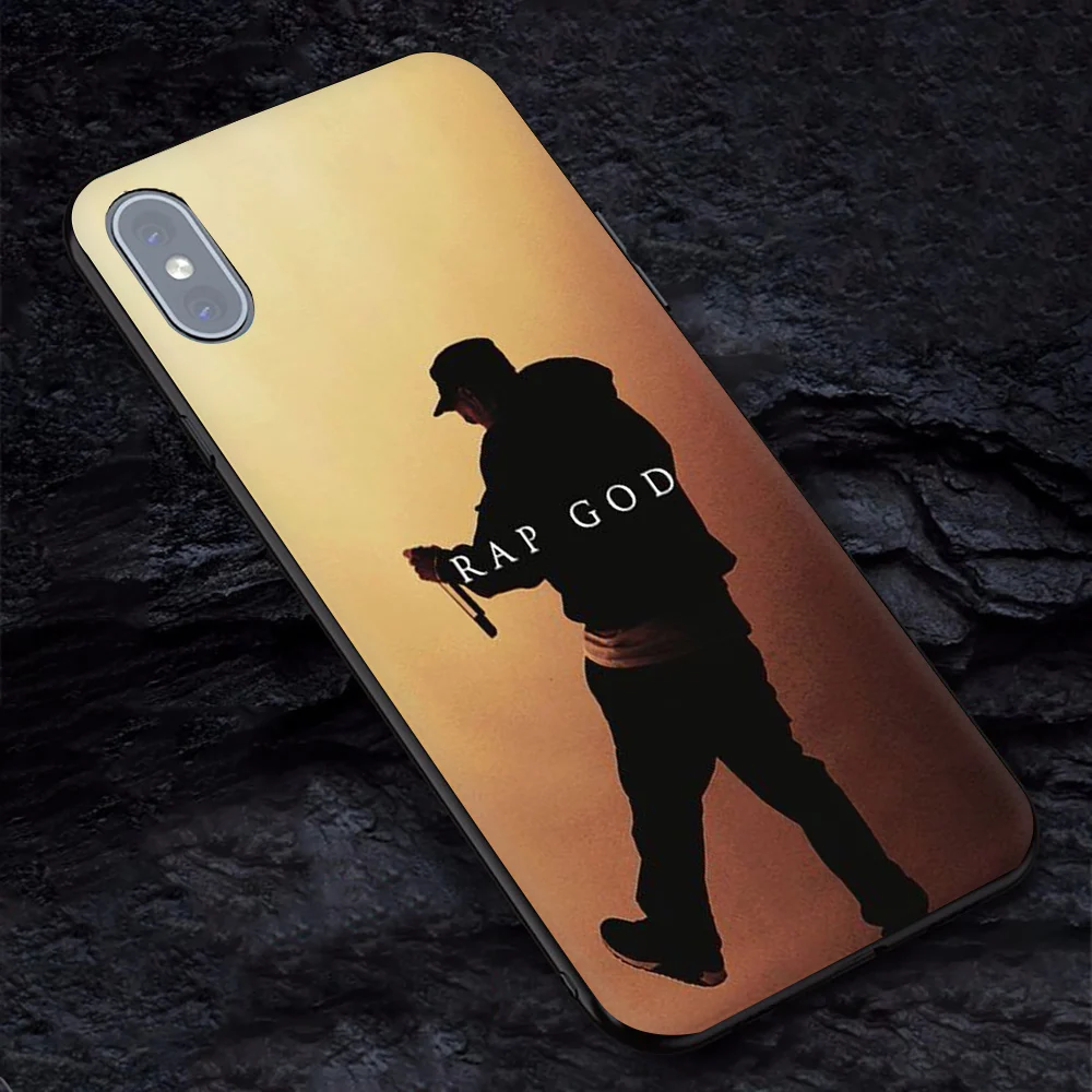 Хип-хоп рэппер Eminemcase для iphone 7 plus мягкий ТПУ чехол телефона чехлы 6 6s X XR XS MAX coque fundas |