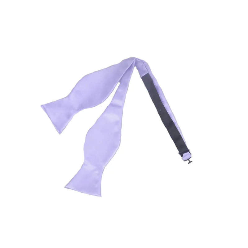 light purple Мужской галстук-бабочка Классический Модный свадебный вечерний формальный атласный полиэстеровый Подарочный костюм галстук-бабочка стильный галстук галстук - Цвет: light purple