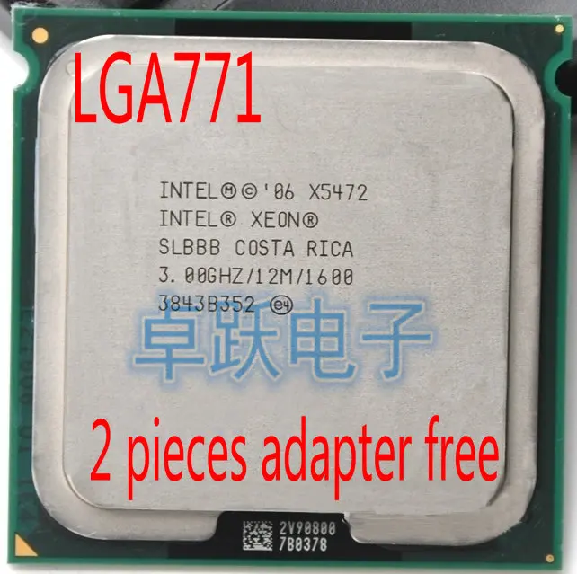 Процессор Intel Xeon X5472 3 0 ГГц/12 МБ/1333 похож на процессор LGA771 Core 2 Quad Q9650 работает