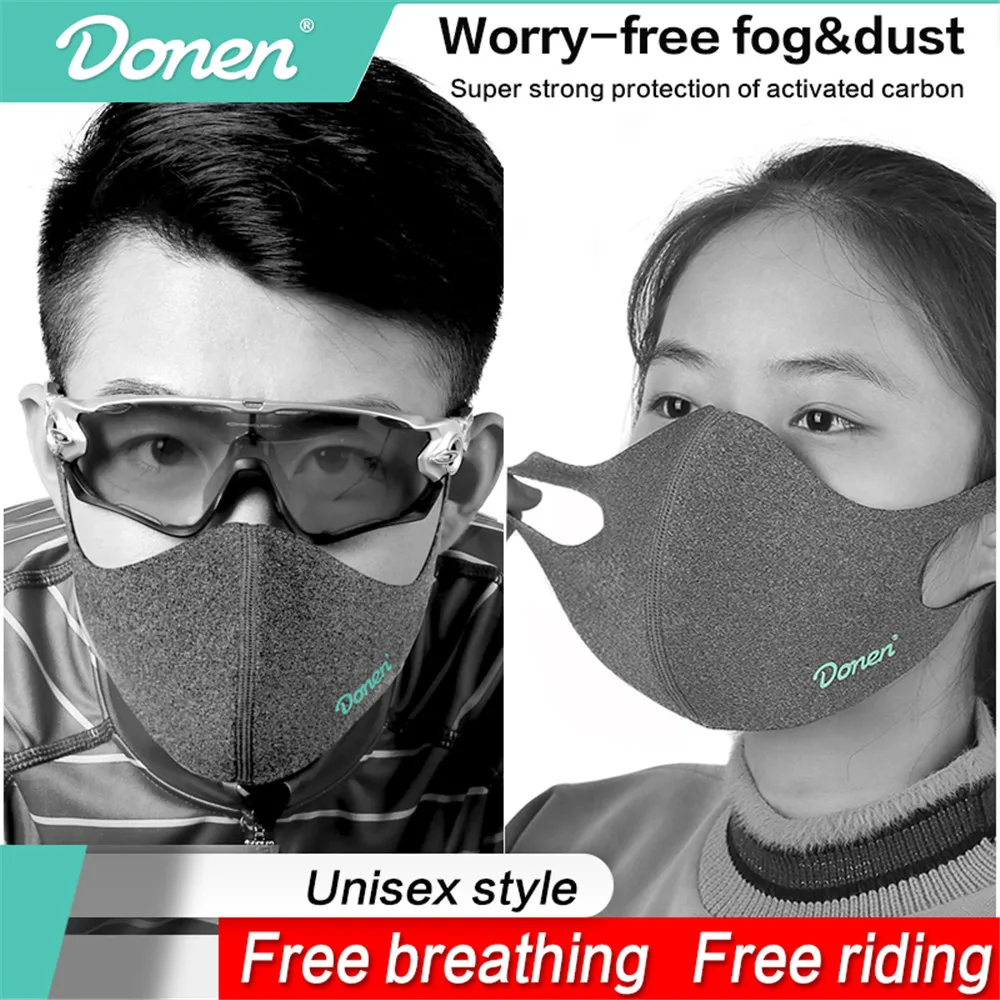 Ветрозащитная велосипедная маска для лица DONEN зимняя Пылезащитная PM 2 5