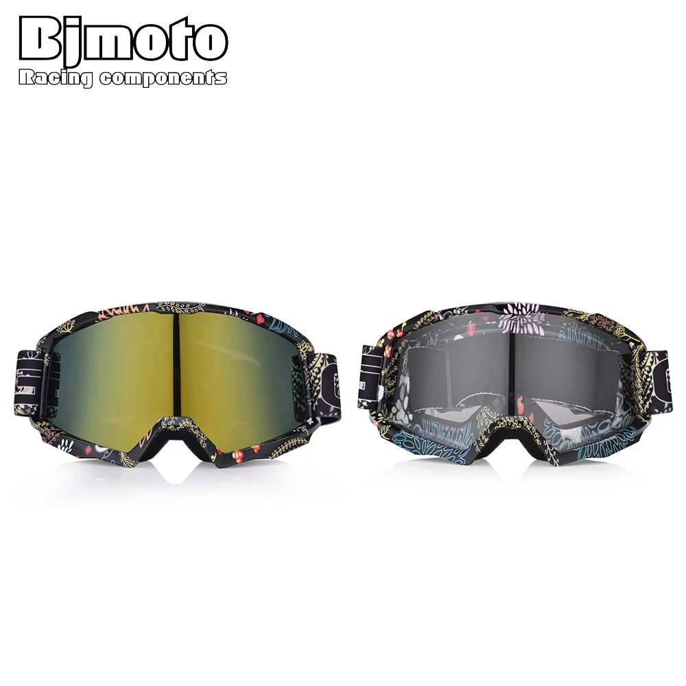 BJMOTO Oculos очки для мотокросса езды на велосипеде MX внедорожный шлем катания лыжах