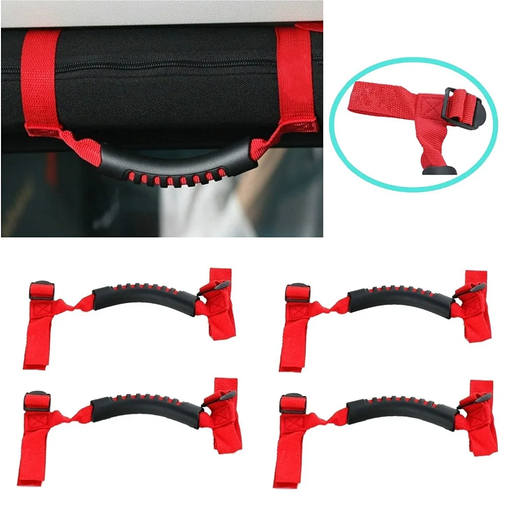 4 шт. рулонные ручки для Jeep Wrangler YJ TJ JK JKU Rubicon Unlimited X 2/4 1995 2016|Аксессуары фар авто| |