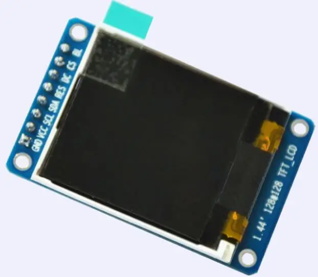 1 44 дюймовый TFT LCD ST7735 контроллер фотографический модуль 128*128 8-контактный 65K цвет |