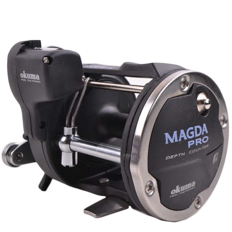 Рыболовная катушка Okuma MAGDA Ma 30dx для рыбалки на лодке со счетчиком ловли правой или