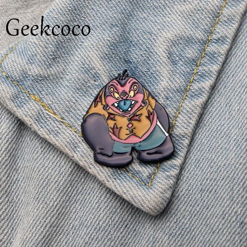 Stitch Lilo Jumba Jookiba цинковый сплав булавки для галстука значки para рубашка сумка Одежда Кепка рюкзак броши для обуви Значки украшения J0082