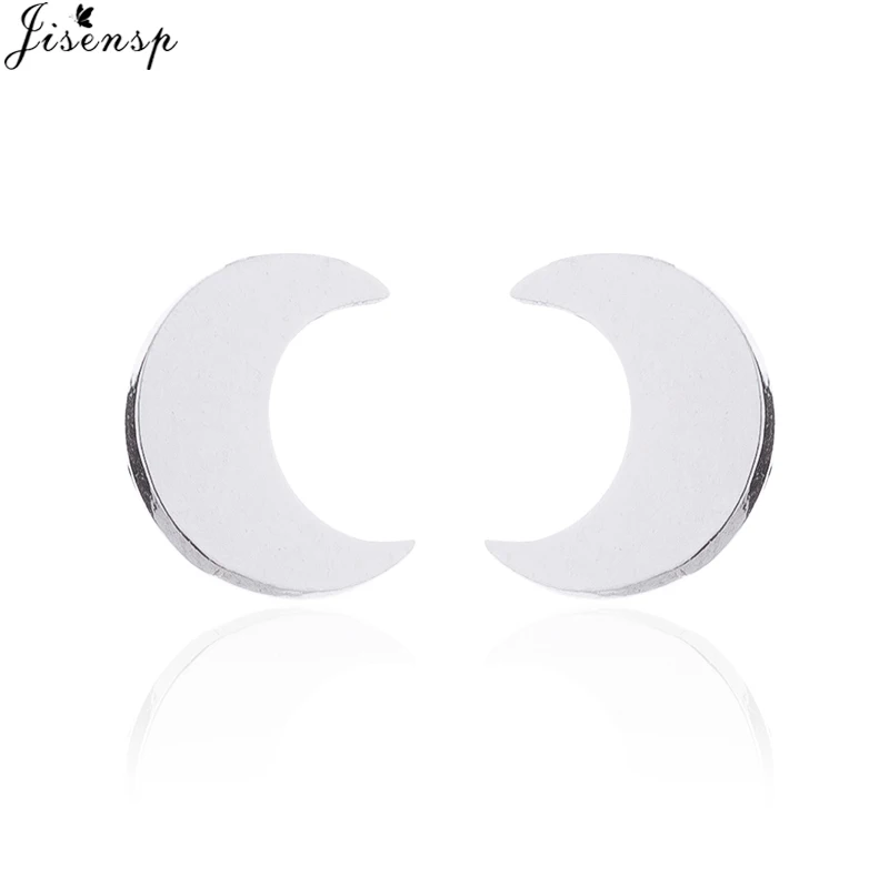 silver earrings Jisensp, модные женские серьги с Микки Маусом, Мультяшные серьги-гвоздики, подарок на день матери, милые маленькие серьги с животными, aretes de mujer - Окраска металла: silver earrings