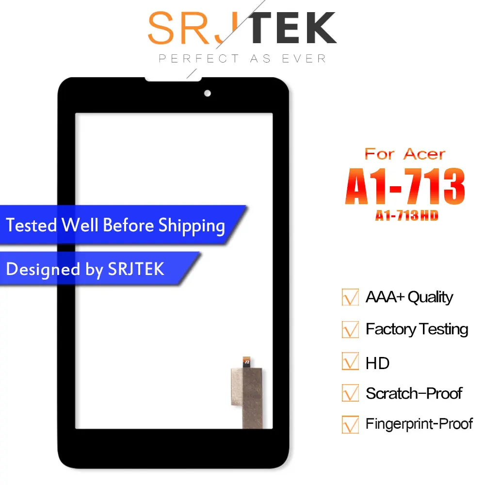 SRJTEK 7 &quotдля Acer iconia Tab7 Tab A1 713 713HD сенсорный экран дигитайзер Сенсорная панель