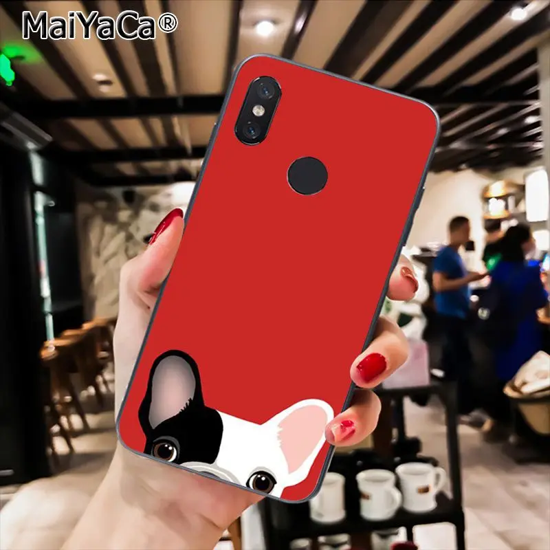 MaiYaCa чехол для телефона с французским бульдогом щенком Xiaomi Redmi8 4X 6A S2 7A 5A Redmi 5 5Plus Note5