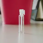 Бесплатная доставка 50 шт 1 мл маленькие стеклянные флаконы для духов, 1 куб мини тестер стеклянные флаконы для духов, 2 мл, 3 мл в наличии
