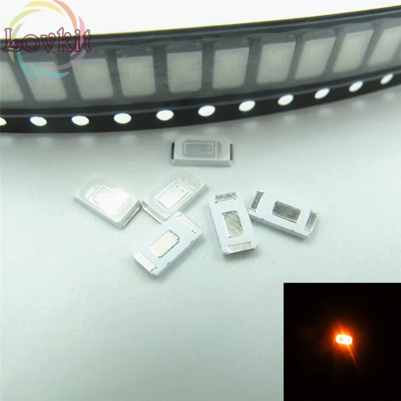 100 шт. 5630 5730 SMD/SMT чип оранжевый/Янтарный светодиод ультра яркий светоизлучающий