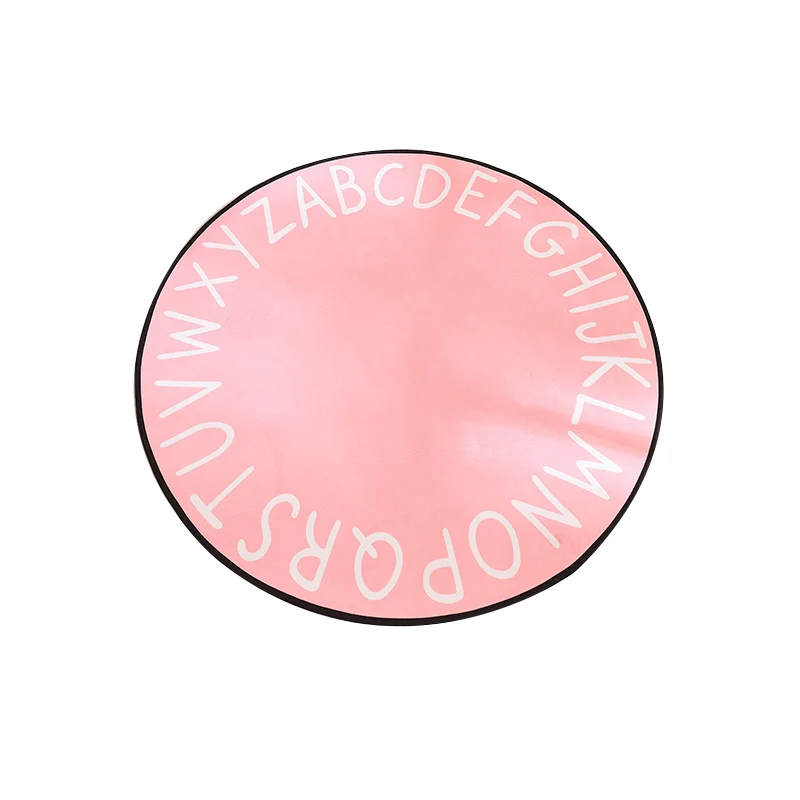 26 английских слов ковер Детская фотография фон украшение комнаты белый круглый