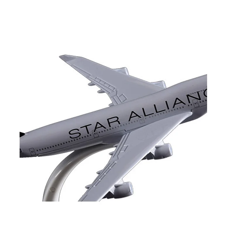 Модель самолета Star Alliance B747 из сплава 16 см модель Боинг 747|star alliance|aircraft modelboeing 747 |