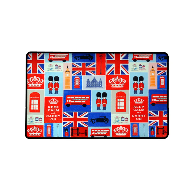 Нескользящий коврик с британским флагом Нескользящие водонепроницаемые коврики
