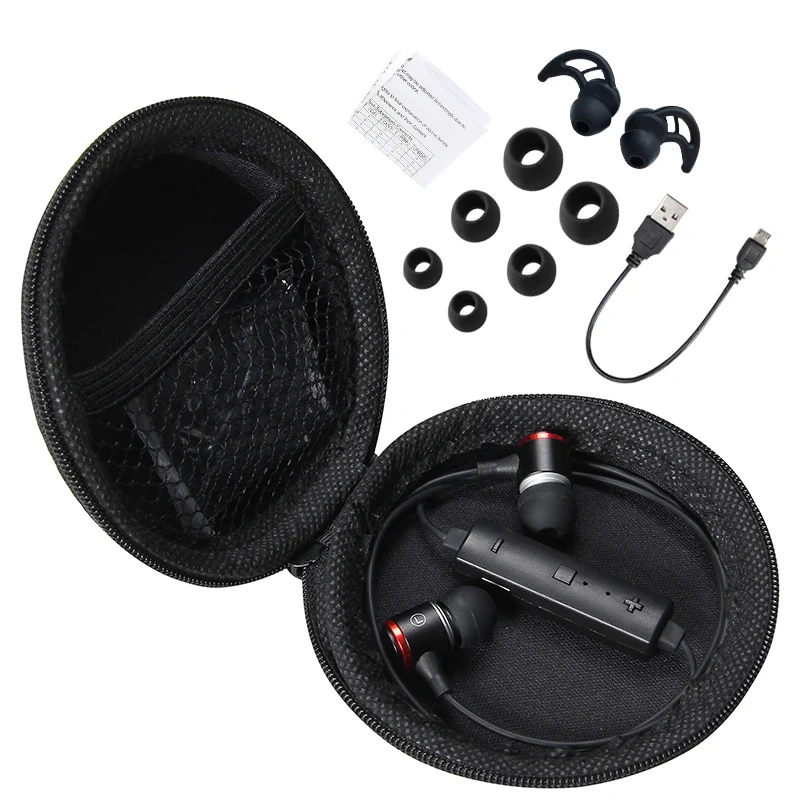 

Rehimm Fashion In-Ear Sport Music Bluetooth Earphone Heavy Bass Magnet Wireless Phone Headset Waterproof