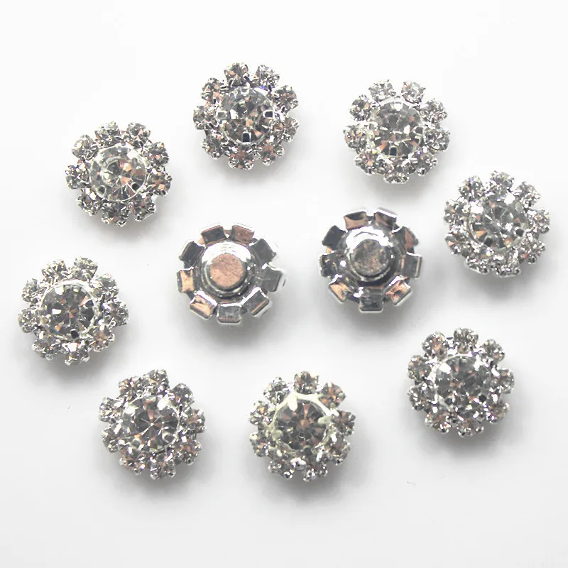 100 шт 12 мм круглые стразы хрустальные пуговицы приглашение на свадьбу сделай сам