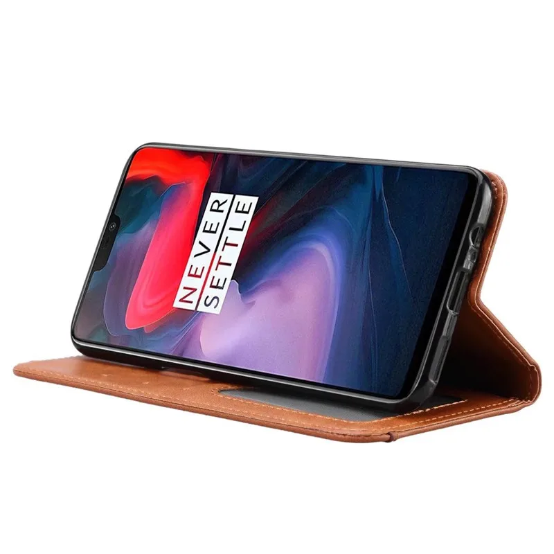 For Oneplus 6 6T 7 7T Luxury High Quality Wallet With Card Slot Magnetic Flip Cover Leather Case One Plus 8 Pro Phone Cases|case for sony xperia|case