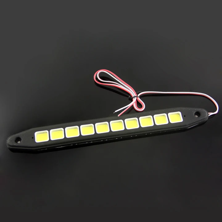 Новый 2 шт./лот гибкий ультра яркий дневного света 100% водонепроницаемый COB дневные