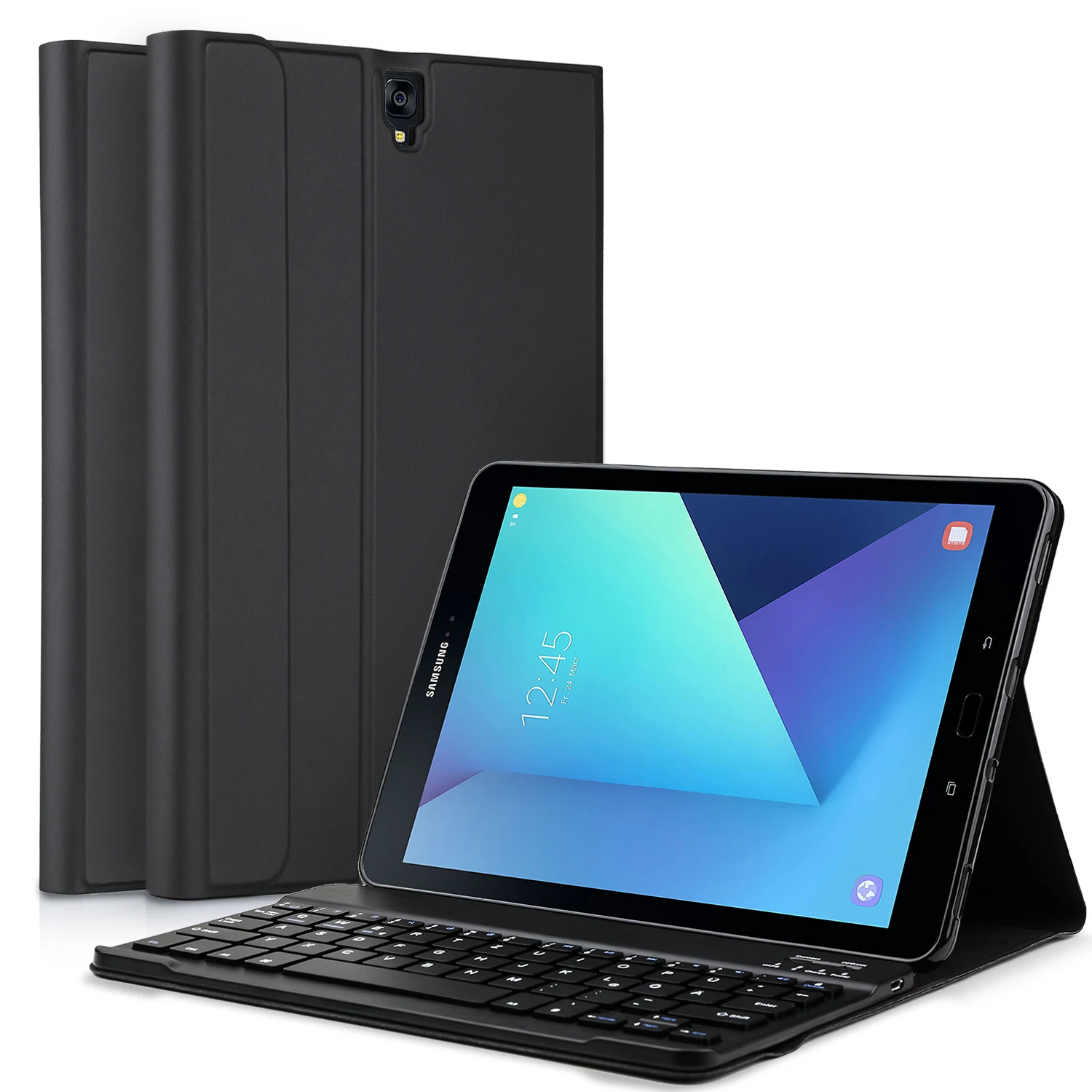 Dulcii для samsung Galaxy Tab S3 Клавиатура Чехол Съемный Bluetooth клавиатура кожа стенд 9 7