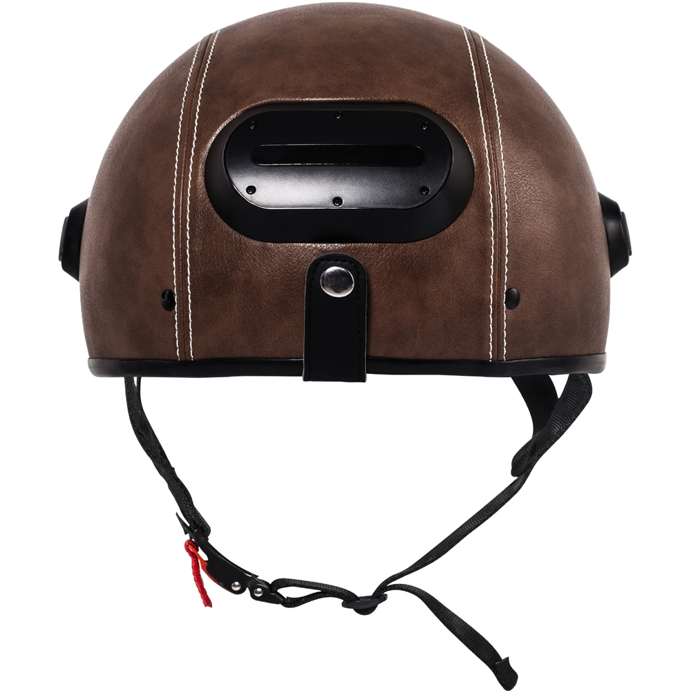 

C6 Genuine Leather Helmet with WIFI Camera and Phone Answering 2K Video Shooting with Free Mobile APP Control Waterproof IP54
