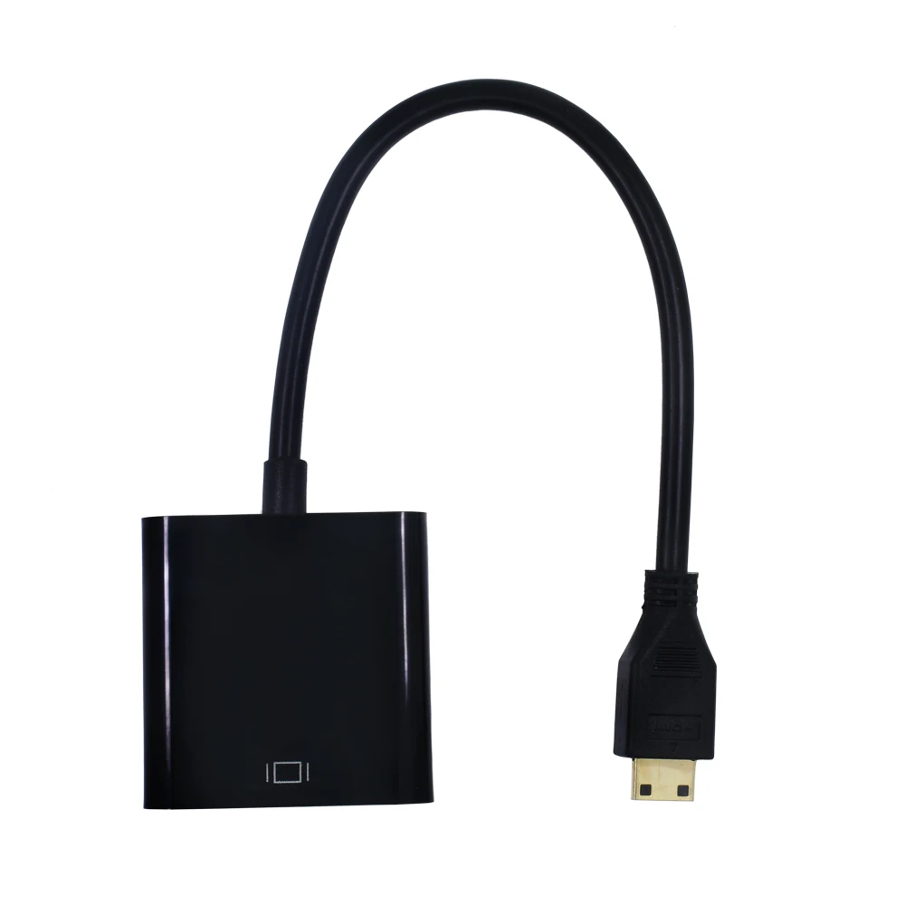 TISHRIC MINI HDMI к VGA Adaapter 1080P цифро аналоговый аудио конвертер кабель для ноутбука TV Box