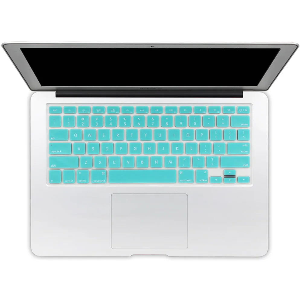 Силиконовая Защитная крышка для клавиатуры с английскими буквами США MacBook 13