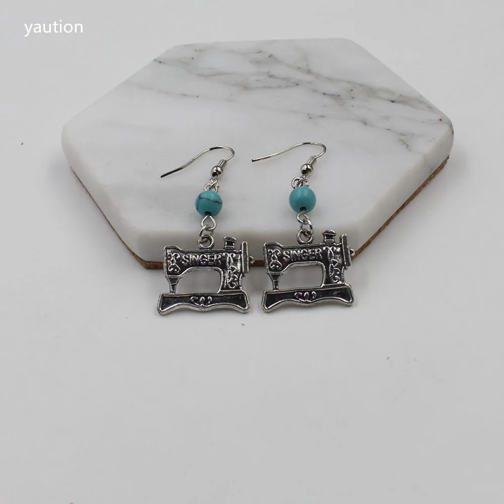 YAUTION элегантные винтажные маленькие Античный Серебристый милый швейная машина