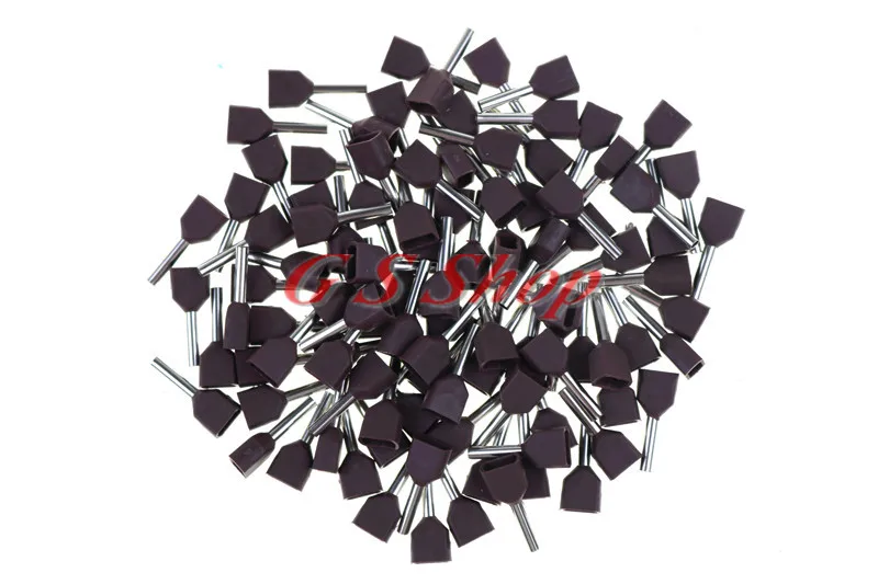 Предварительно Изолированная клемма TE1008 с двойной трубкой холоднопрессованная