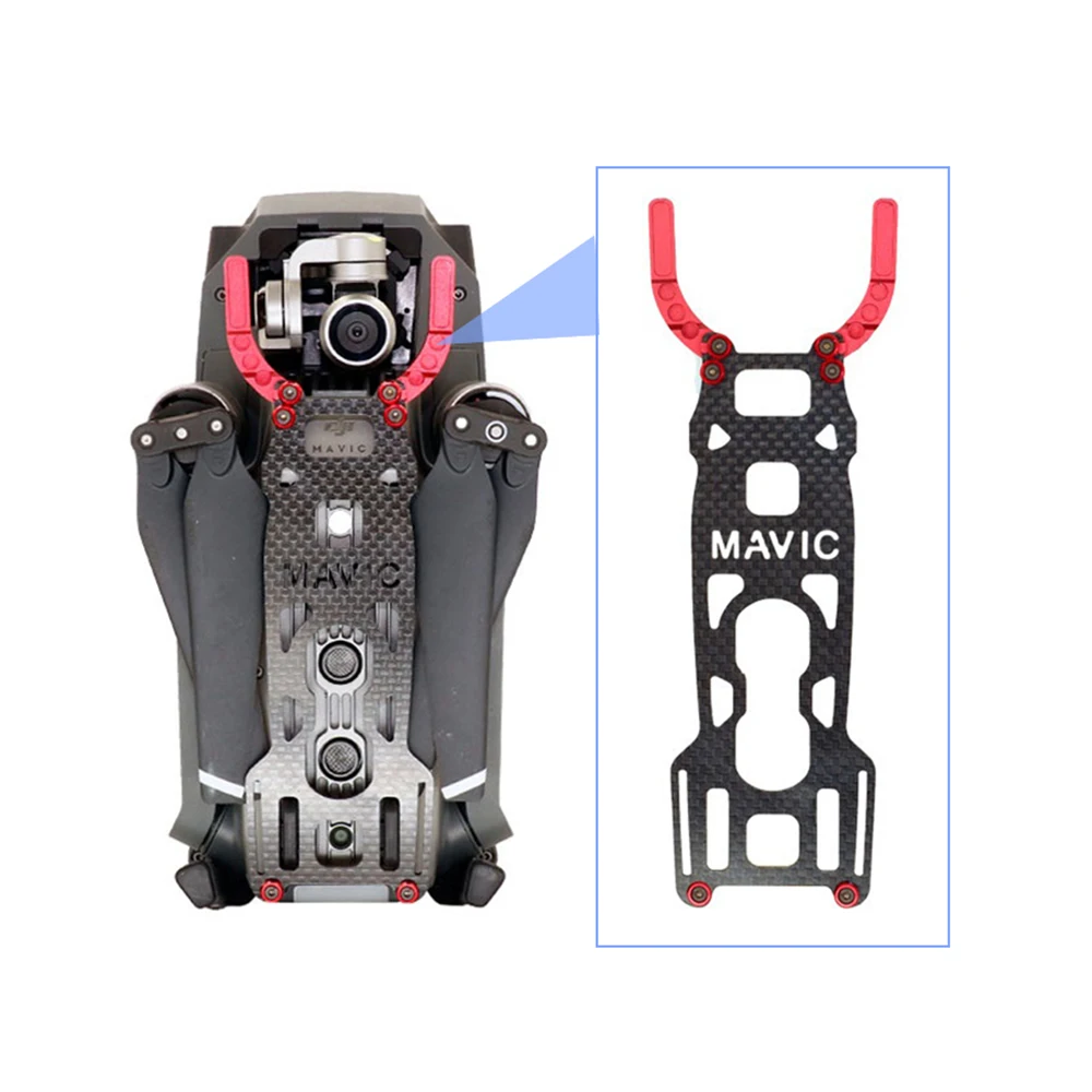 Защитная плата Gimbal Guard Pad Protector для DJI MAVIC PRO 3K карбоновый защитный карданный Mavic Pro