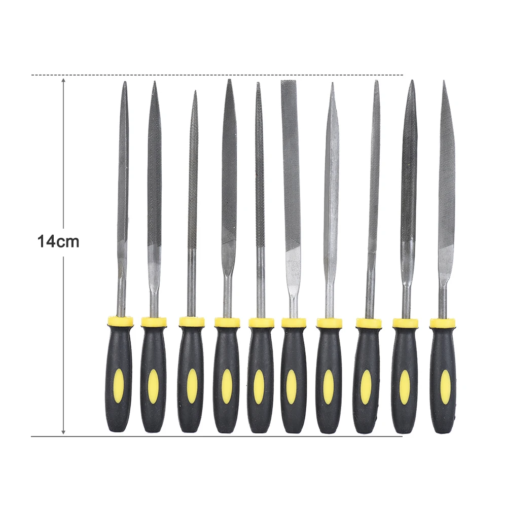 

10pcs Guitar Fret Nut Saddle Slot Pickguard Grinding Maintenance File Group Set Luthier Repair Tool 14cm