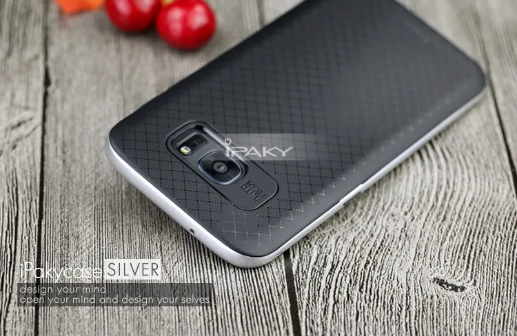 IPAKY чехол для телефона для samsung s7edge Гибридный бронированный ПК рамка+ TPU чехол для телефона для samsung Galaxy s7 Edge Чехлы Защитные S 7