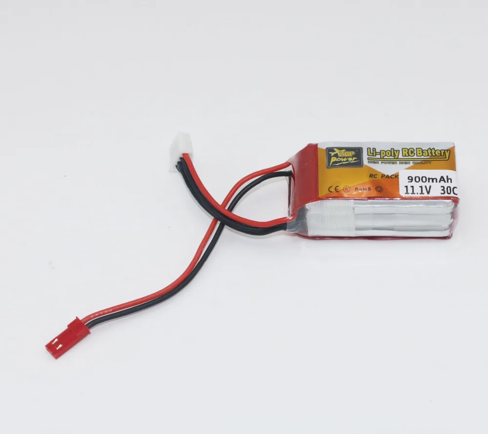 ZOP power RC LiPo аккумулятор 3S 11 1 V 900mAh 30C Max 60C JST разъем для радиоуправляемого