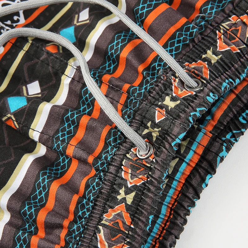 2020 Летние мужские пляжные шорты быстросохнущие дышащие с принтом для плавания