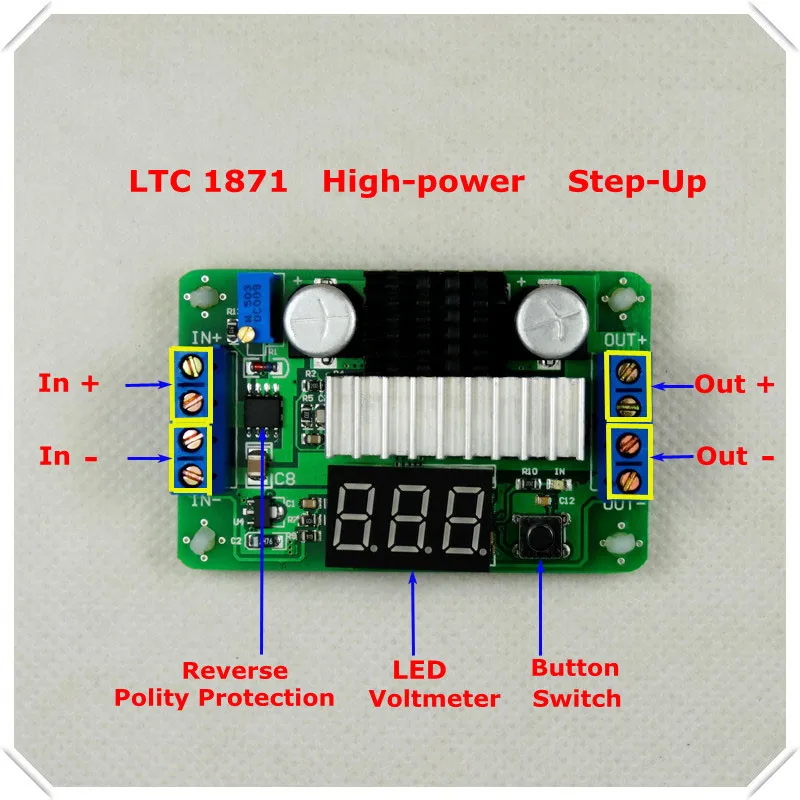 LTC1871 DC Boost регулируемый Повышающий Модуль источника питания светодиодный