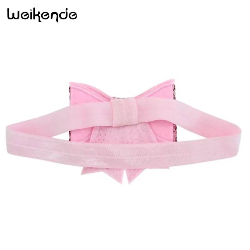 New Children Sequins Bows Soft Solid Headbands Hair Knot Elastic Hairbands Kids Girls Bands Accessories 1 piece | Детская одежда и