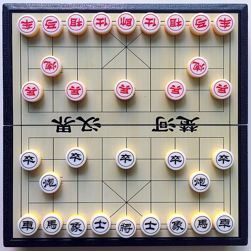 Xiangqi Портативная Складная магнитная шахматная доска для детей и взрослых