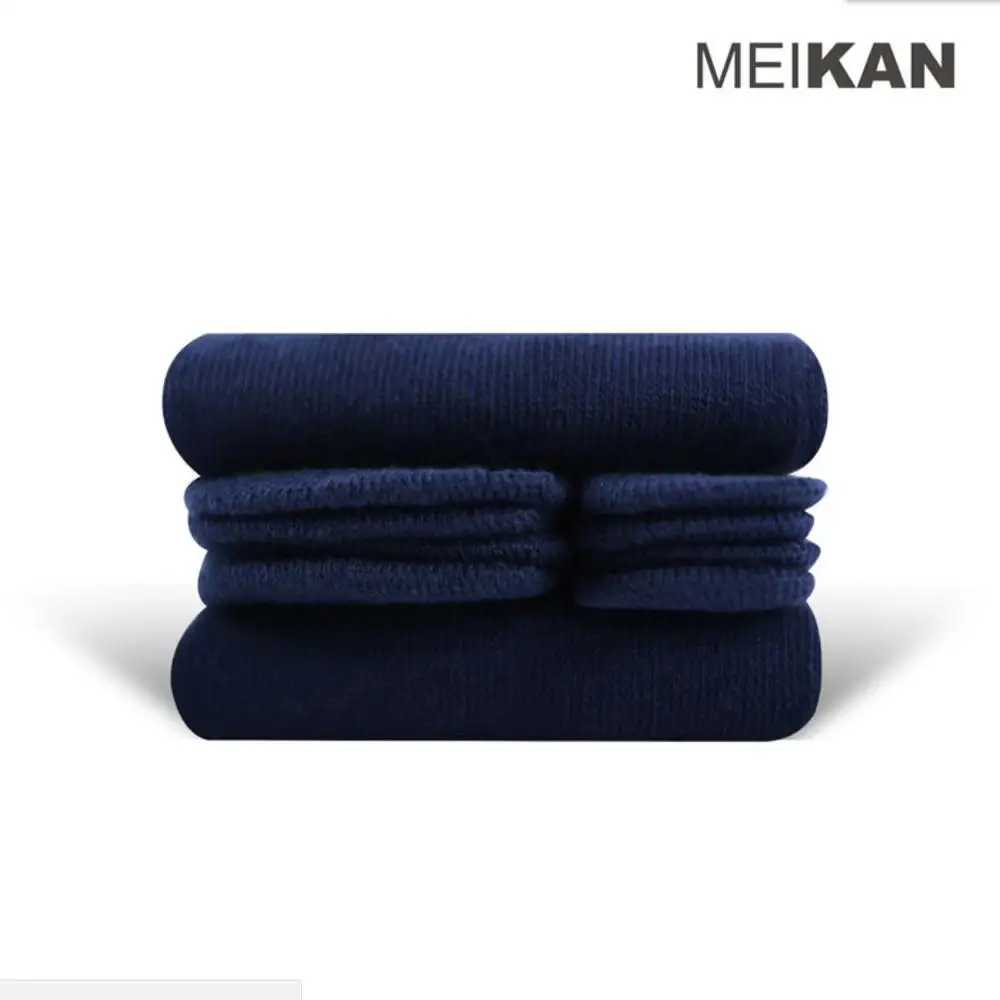 Navy Blue 2 пары носков высокого качества из чесаного хлопка с двумя носками женские мужские носки EU35-42 дышащие повседневные японские кимоно Сабо носки - Цвет: Navy Blue