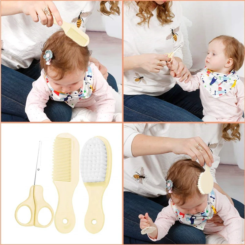 Baby Care Kit Convenient Baby Care Kit Nail Clipper Scissors Hair Brush Manicure Comb baby stuff baby things(8Pcs