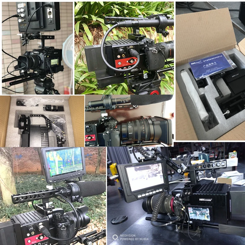 ASXMOV Скорпион плечо rig dslr камера rig для panasonic gh5 gh4 a7sii a7s видеокамера rig