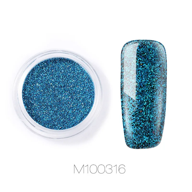 M100316 ROSALIND Nail Pigment Powder Nails Glitter Art Dip Powder Set Gel Polish Mirror Manicure Sparkles For Nails Chrome Pigment Art - Цвет: M100316