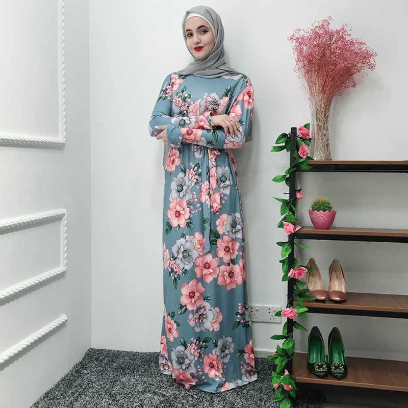 Vestidos Ramadan кафтан абайя, арабское мусульманское длинное платье для девочки Caftan Elbise Hijab Eid платья Qatar Robe Femme Musulmane Longue