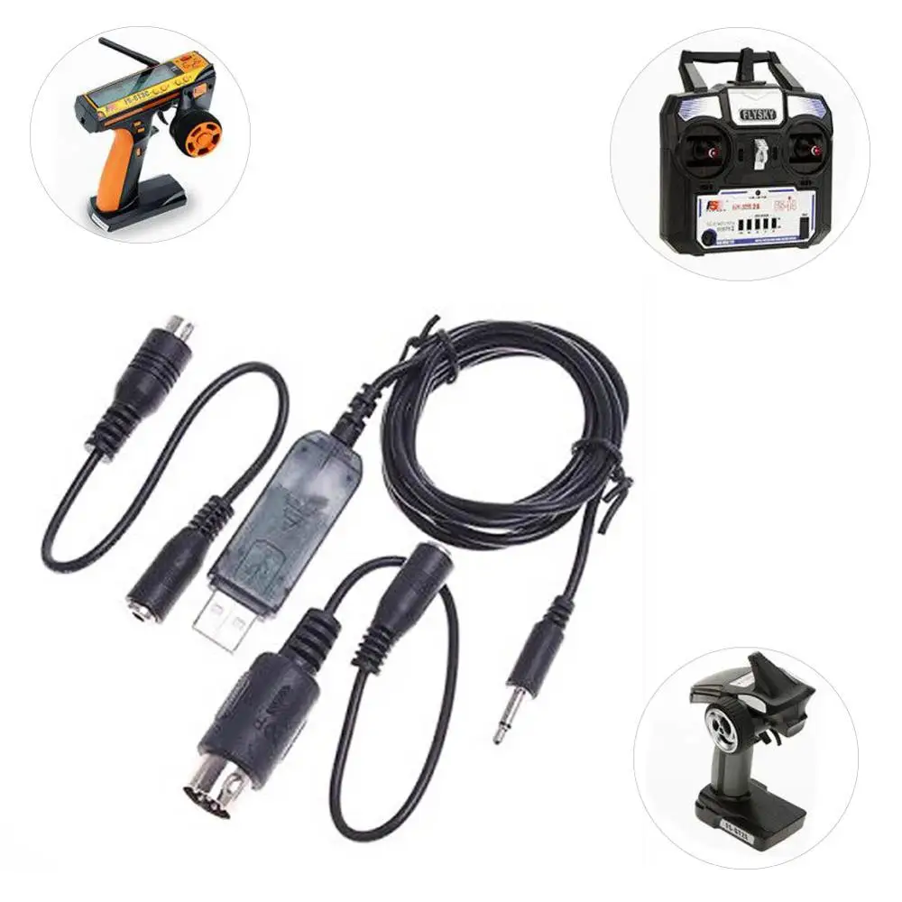 Flysky SM100 RC вертолет самолет USB Симулятор кабель для пульта дистанционного управления