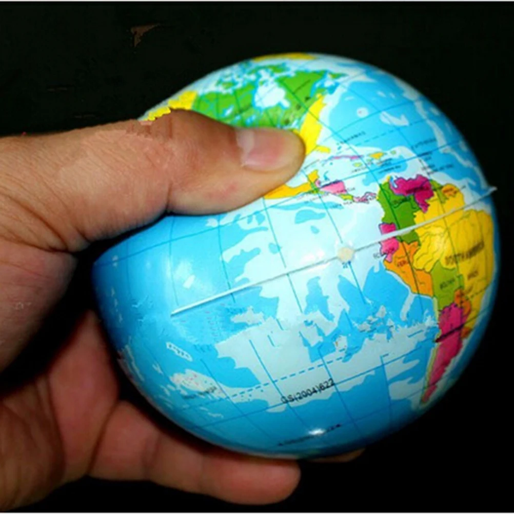 

Новинка, распродажа, 1 шт., детская географическая карта мира, детский мячик для снятия стресса, шаровой шар, детское раннее образовательное ...
