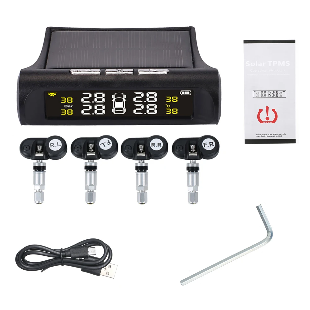 Автомобильная система контроля давления в шинах TPMS цифровая мониторинга