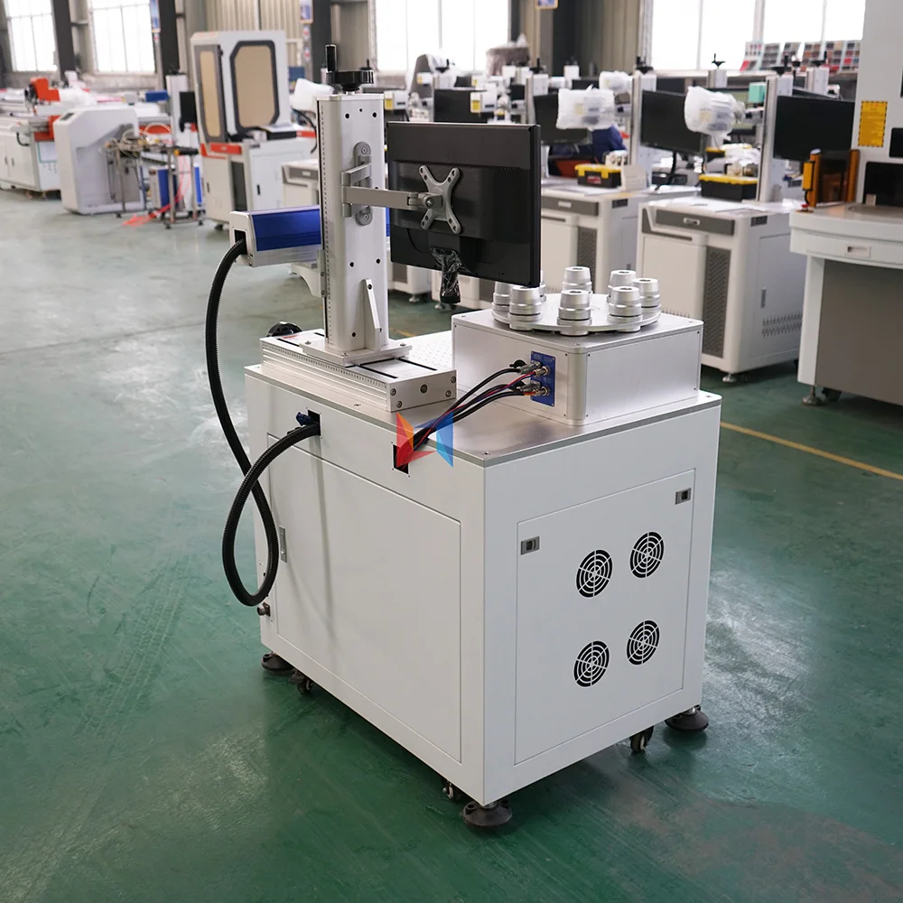 cnc fiber laser marking machine 20w with rotation axis | Инструменты