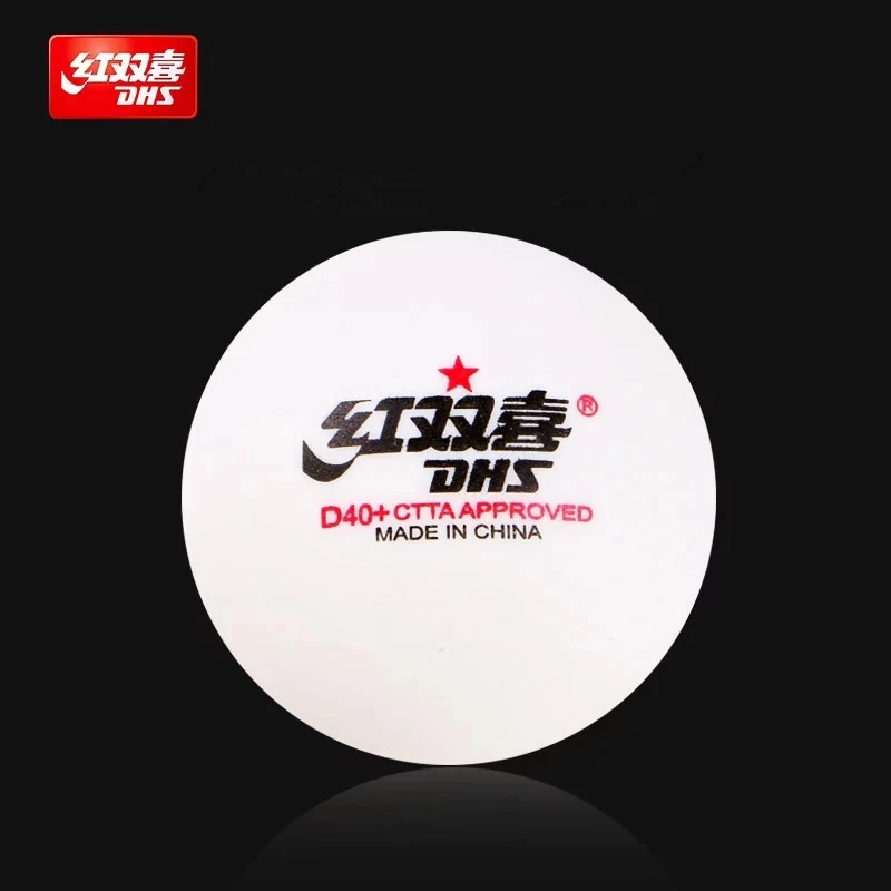 

DHS 50/100 balls table tennis balls d40+ balls for table tennis training new material seamed 40 poly plastic ping pong balls