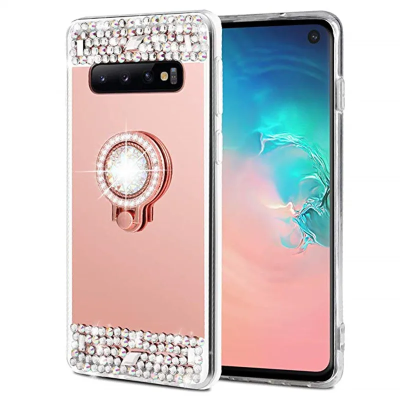 Для Samsung Galaxy M10 M20 S10e S10 S8 S9 Plus Note 9 8 5 J4 J6 A9 A8 A6 J8 2018 противоударный зеркальный чехол