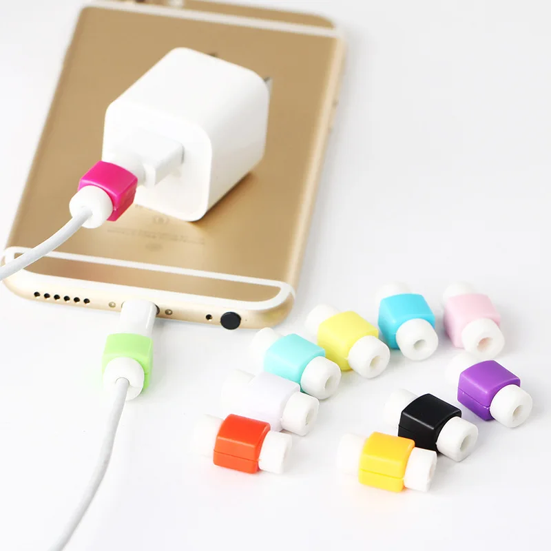 A Ausuky 10 шт. защитный чехол для кабеля USB силиконовый шнур зарядного устройства