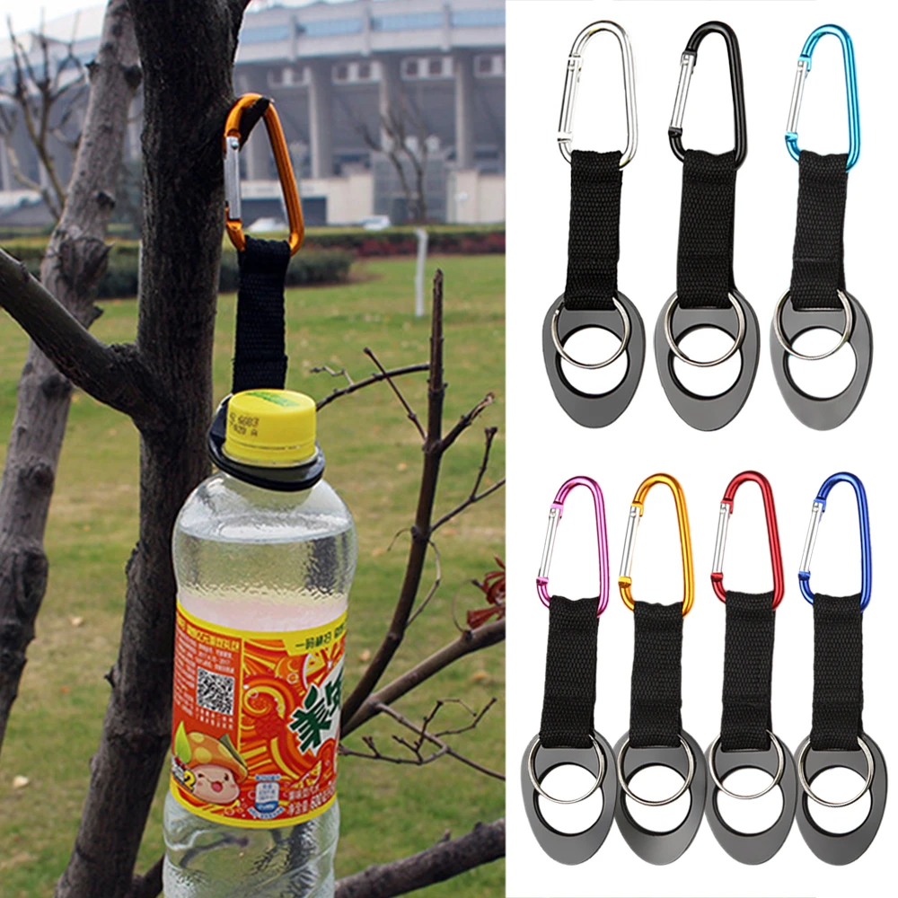 1 шт. Открытый спорт бутылка воды Пряжка Алюминиевый сплав Кемпинг Туризм
