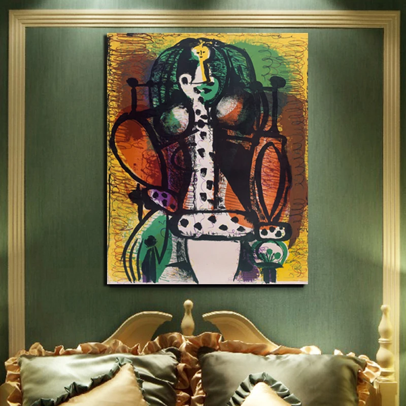 Картина на холсте Франсуа гилот настенная живопись Пабло Пикассо плакаты