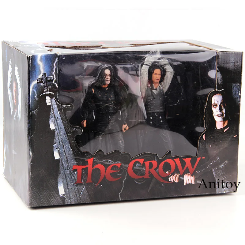 Игрушки из фильма ужасов The Crow Brandon Lee Eric Draven VS Top Dollar NECA, фигурка из ПВХ, Коллекционная модель игрушки